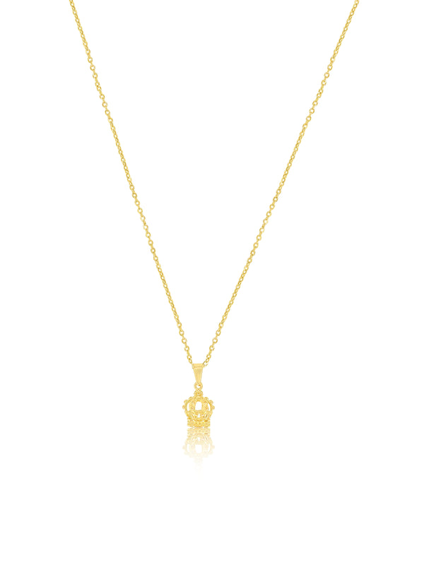 Crown Necklace - Gold