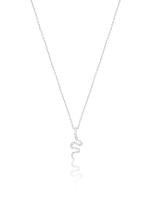 Serpent Necklace - Silver