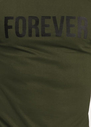 Forever T-Shirt - Olive-Tees-Forever Faithless