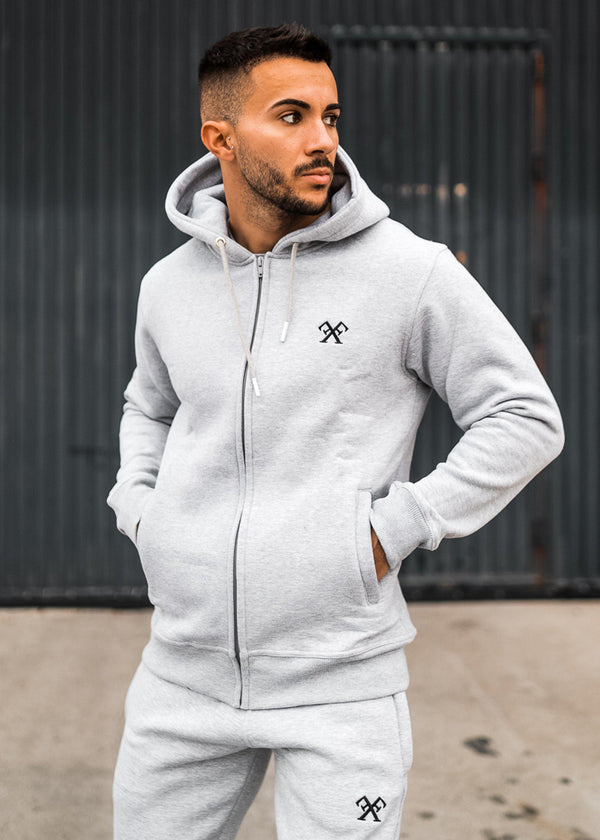 Signature Tracksuit Hoody - Grey-Forever Faithless