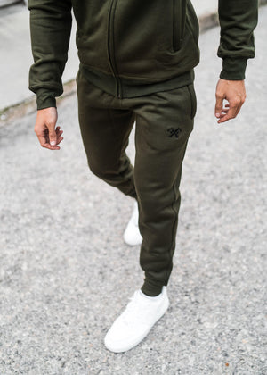 Signature Tracksuit Joggers - Olive-Forever Faithless