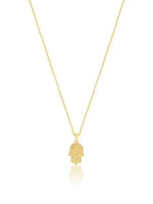 Hamsa Necklace - Gold