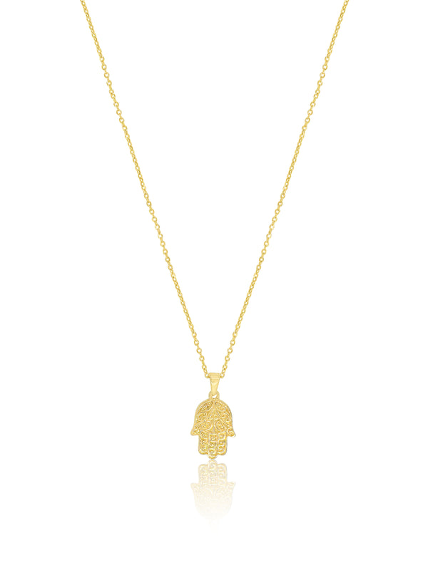 Hamsa Necklace - Gold