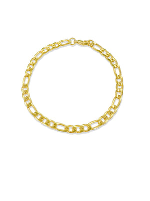 Figaro Bracelet - Gold