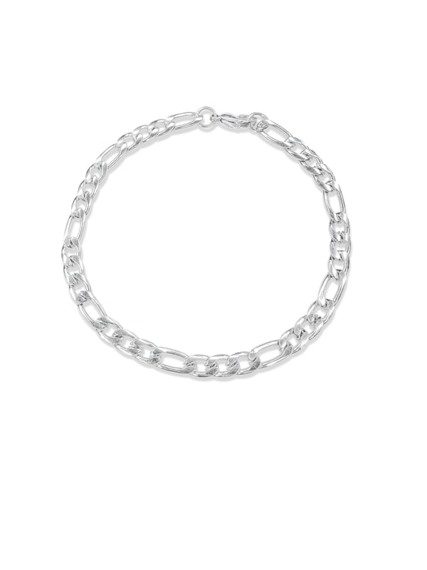 Figaro Bracelet - Silver