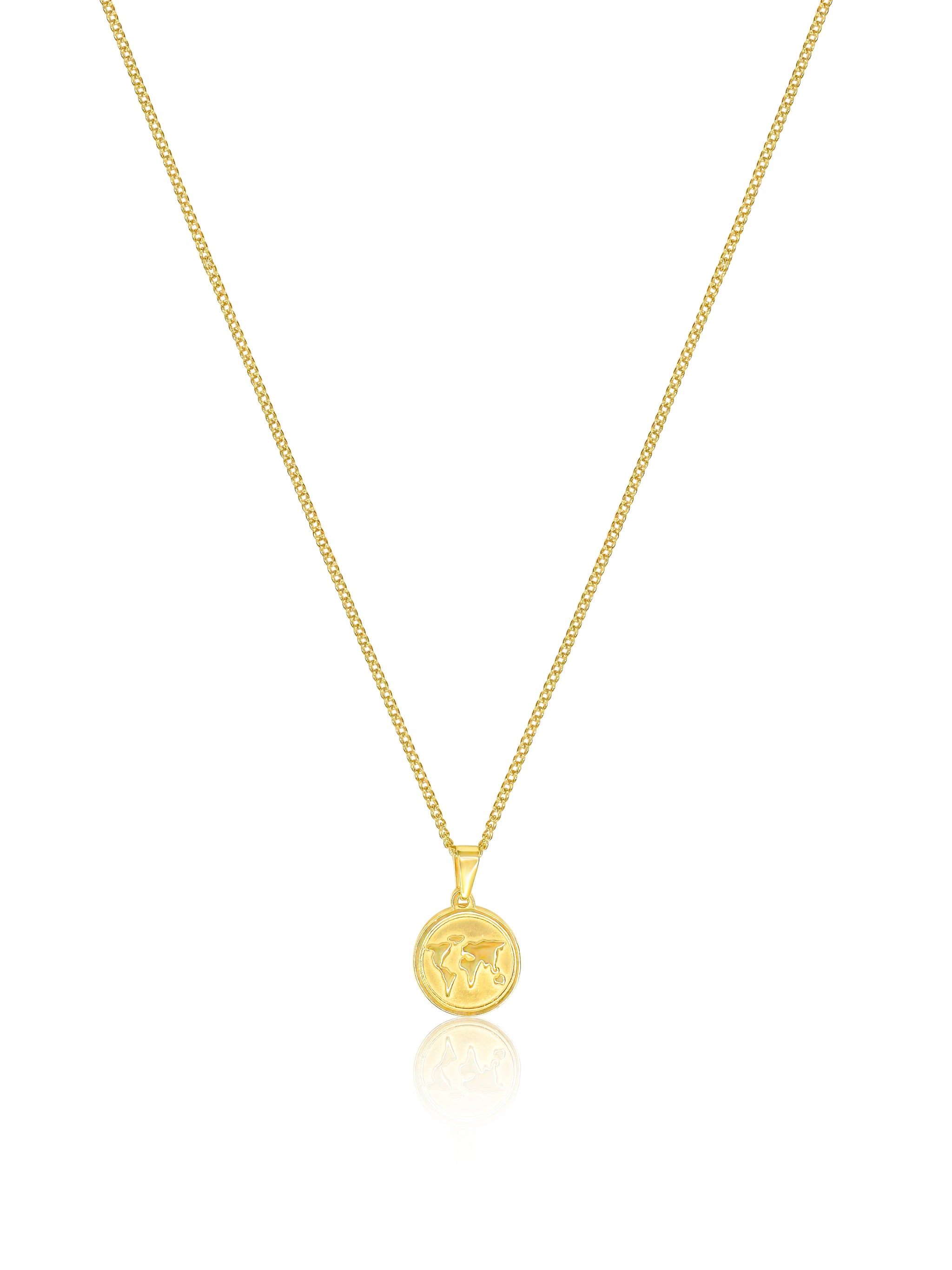 Gold Globe Necklace - Etsy