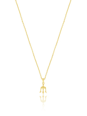 Trident Necklace - Gold