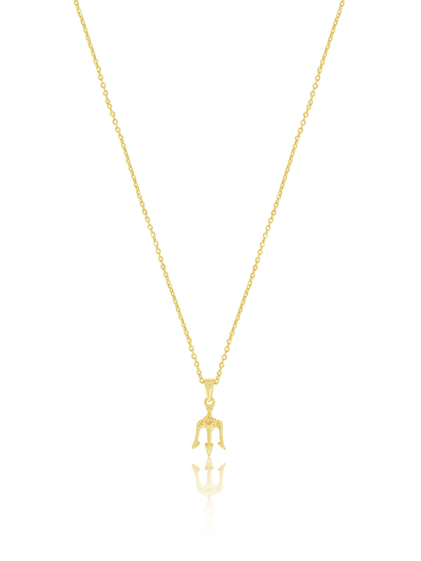 Trident Necklace - Gold