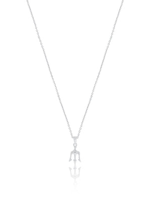 Trident Necklace - Silver