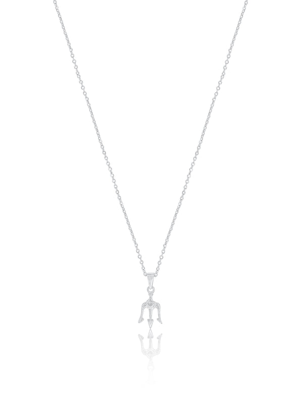 Trident Necklace - Silver