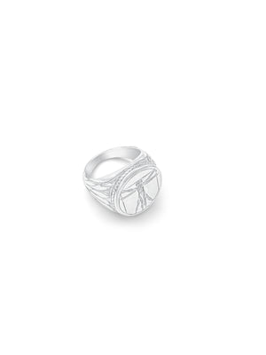 Vitruvian Ring - Gold & Silver