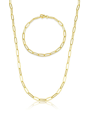 Link Necklace - Gold