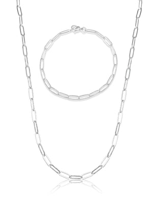 Link Necklace - Silver