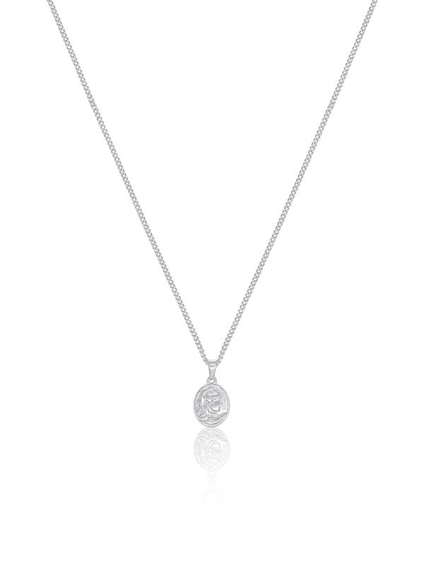 Coin Emperor Necklace - Silver