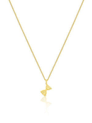 Hour Glass Necklace - Gold