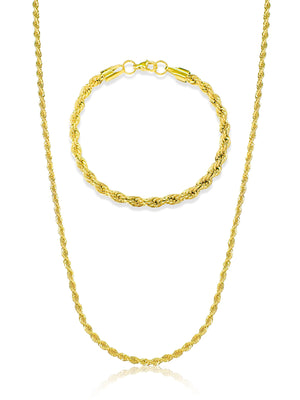 Rope Necklace - Gold