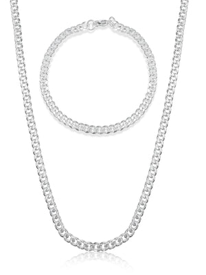 Curb Necklace - Silver