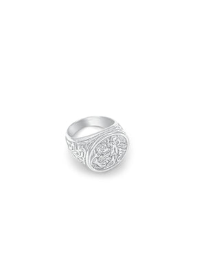 Medallion Ring - Gold & Silver