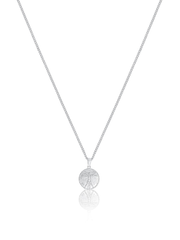 Vitruvian Necklace - Silver