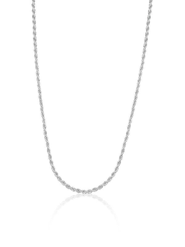 Rope Necklace - Silver