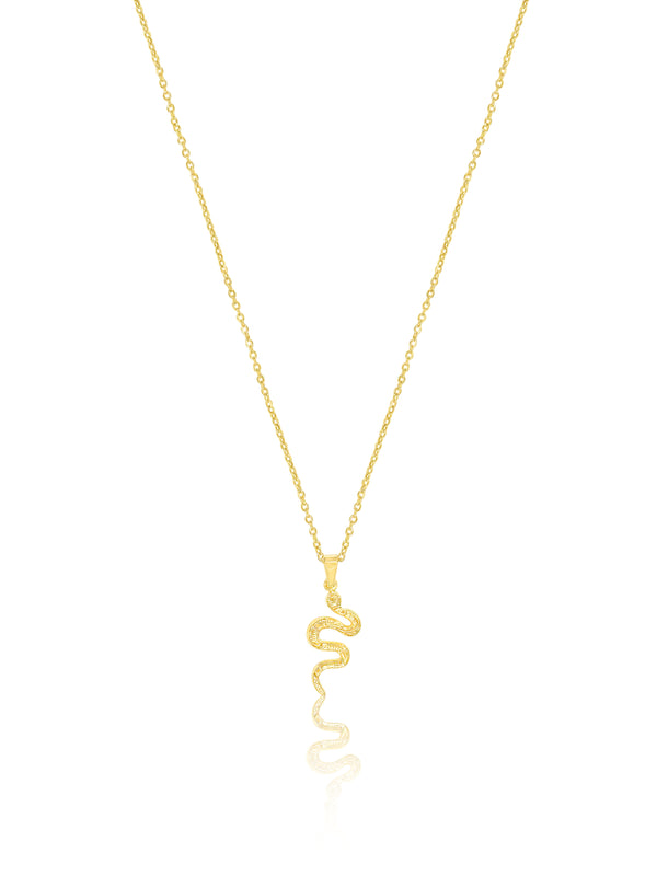 Serpent Necklace - Gold