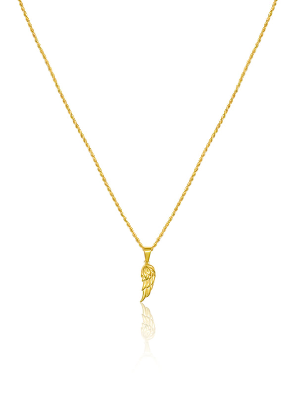 Wing Necklace - Gold