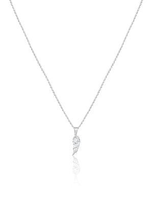 Wing Necklace - Silver