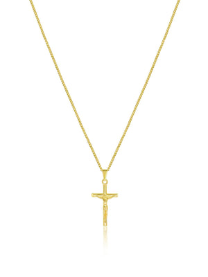 Crucifix Necklace - Gold