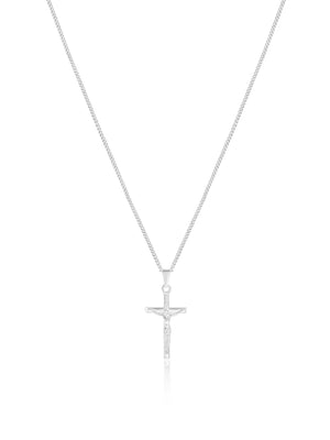 Crucifix Necklace - Silver