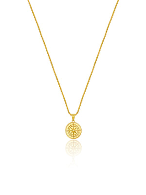 Compass Necklace - Gold