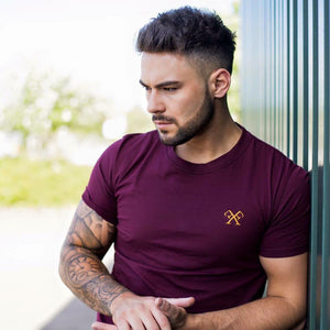 Premium Signature T-Shirt - Burgundy