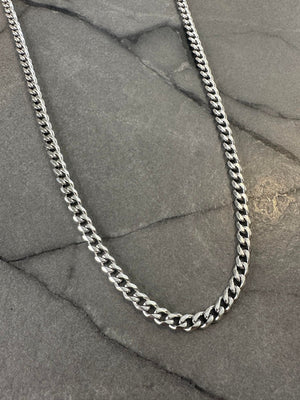 Curb Necklace - Silver