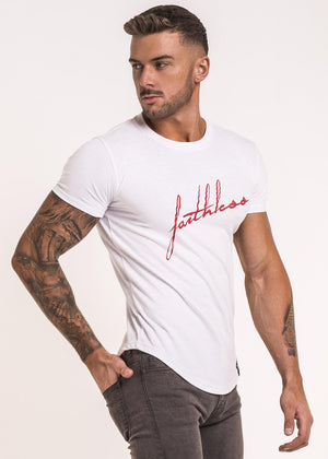 Faithless T-Shirt - White-Tees-Forever Faithless