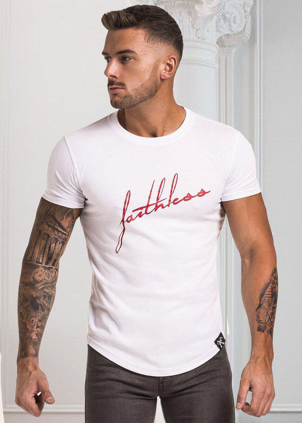 Faithless T-Shirt - White-Tees-Forever Faithless