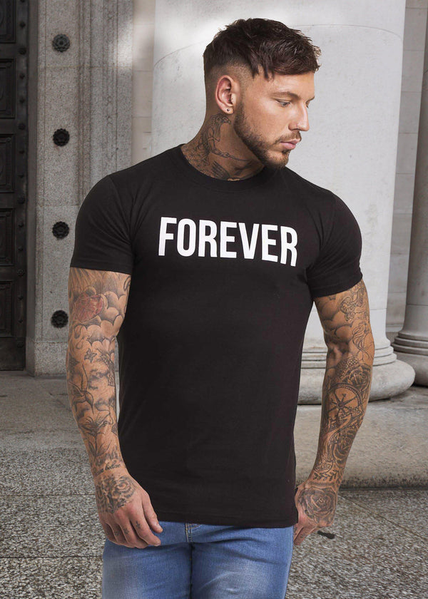 Forever T-Shirt - Black-Tees-Forever Faithless