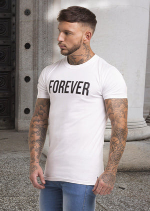 Forever T-Shirt - White-Tees-Forever Faithless