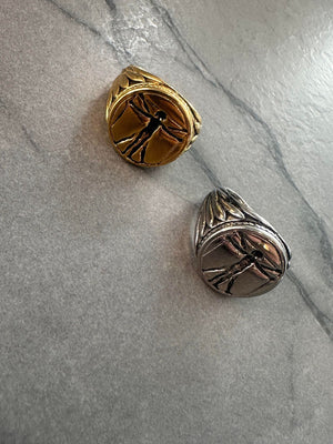 Vitruvian Ring - Gold & Silver