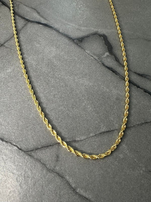 Rope Necklace - Gold