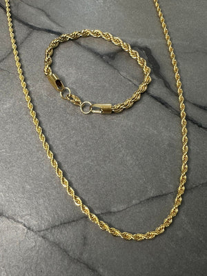 Rope Bracelet - Gold