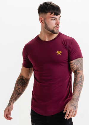 Premium Signature T-Shirt - Burgundy