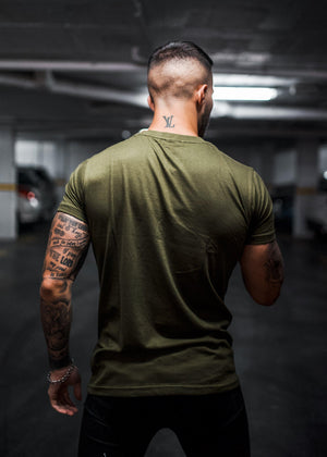 Signature T-Shirt - Olive-Tees-Forever Faithless