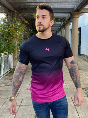 Sport Fadeout T-Shirt- Pink-Forever Faithless