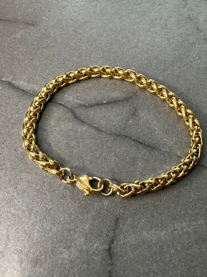 Wheat Bracelet - Gold