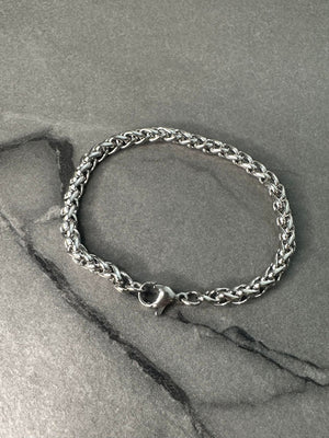 Wheat Bracelet - Silver