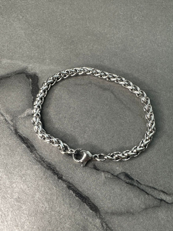 Wheat Bracelet - Silver