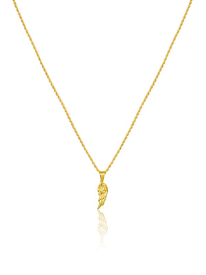 Wing Necklace Set - Gold